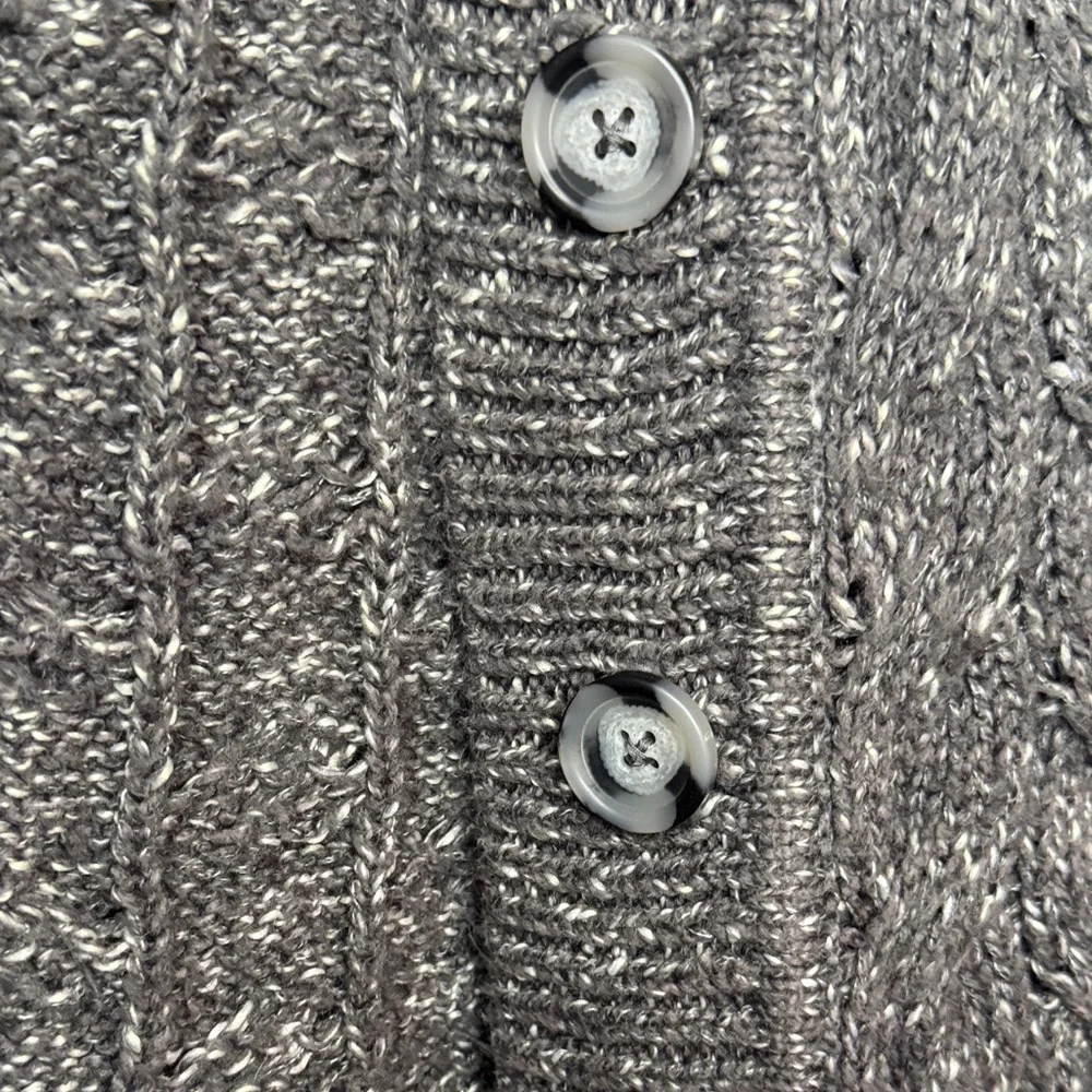 Ava & Viv Charcoal Knit Cardigan
